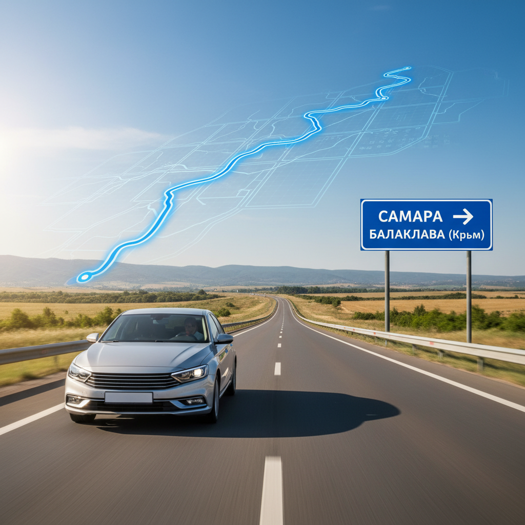 Маршрут такси Самара Балаклава на автомобиле