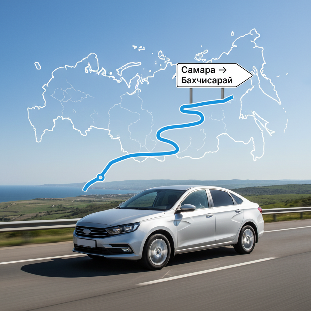 Маршрут такси Самара Бахчисарай на автомобиле