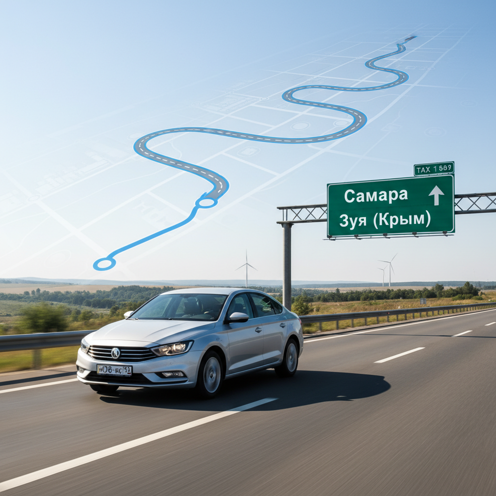 Маршрут такси Самара Зуя на автомобиле