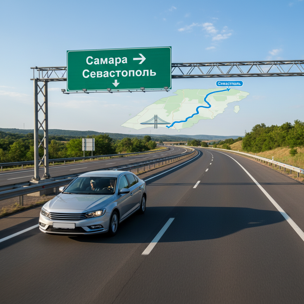 Маршрут такси Самара Севастополь на автомобиле