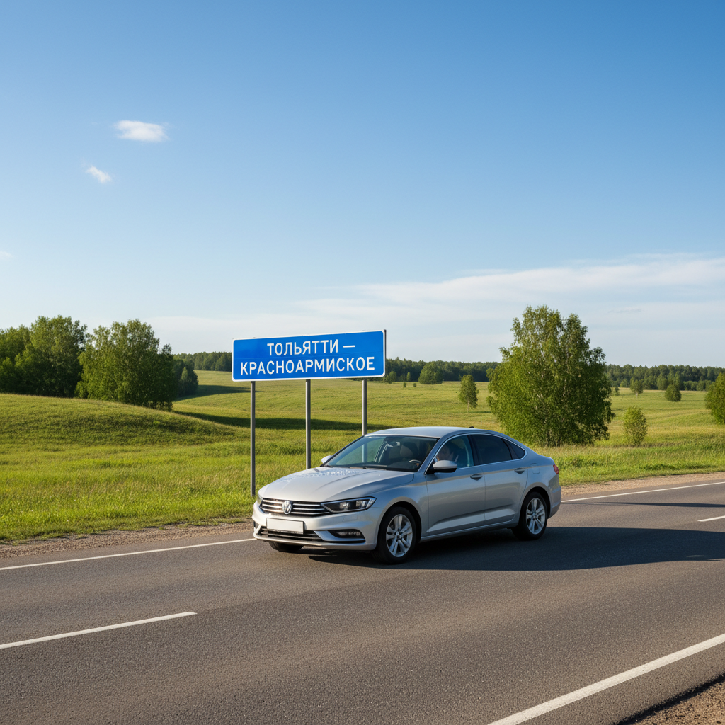 Автомобиль на маршруте Тольятти — Красноармейское