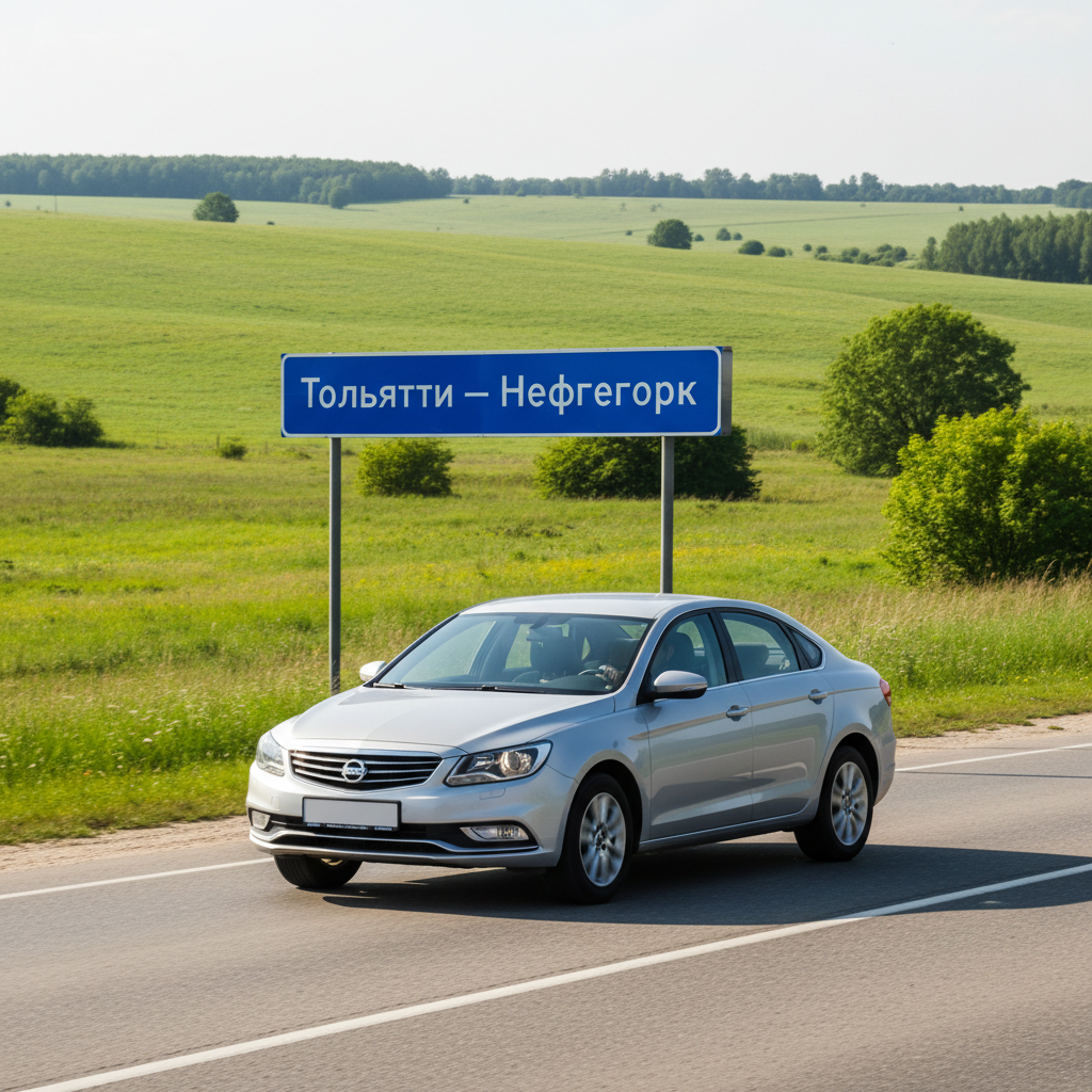Автомобиль на маршруте Тольятти — Нефтегорск