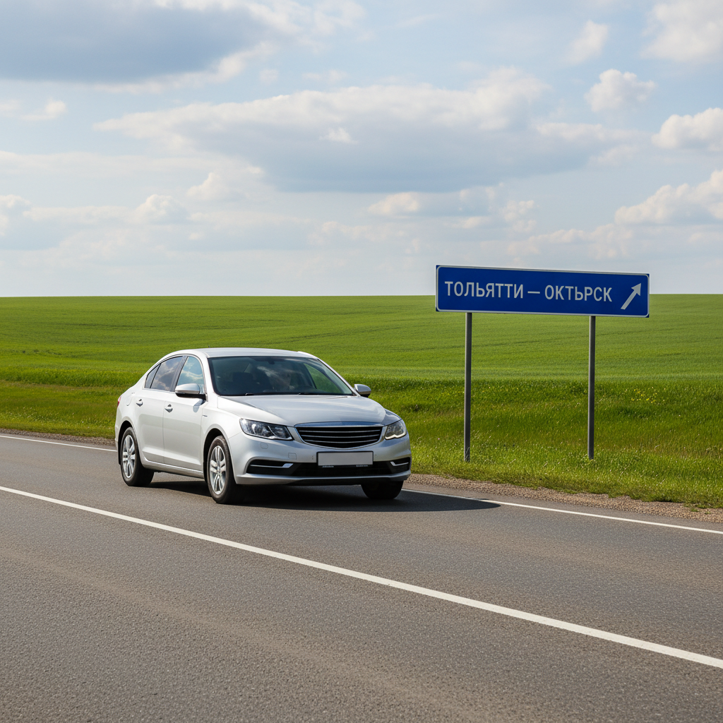 Автомобиль на маршруте Тольятти — Октябрьск