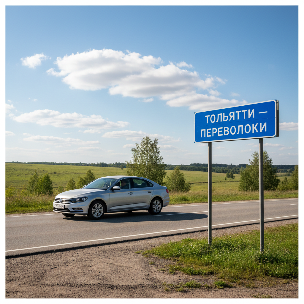 Автомобиль на маршруте Тольятти — Переволоки