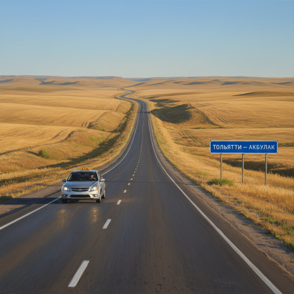 Картина такси Тольятти — Акбулак