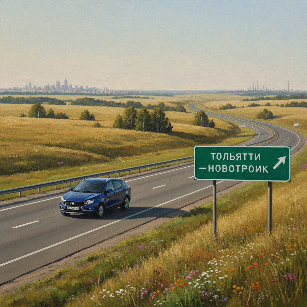 Картина такси Тольятти — Новотроицк